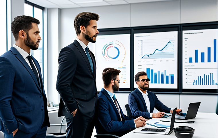 **
"A diverse group of professionals attending a compliance training seminar in a modern office setting, fully clothed in business attire, appropriate content, safe for work, perfect anatomy, natural proportions, professional presentation, high-resolution, learning about AI and data analysis for risk management, family-friendly."
**